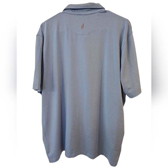 JOHNNIE-O MEN'S PERFORMANCE BLUE GOLF POLO. SIZE X-LARGE. - Picture 2 of 7